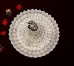 German Silver Peacock Round Plater - Image 2