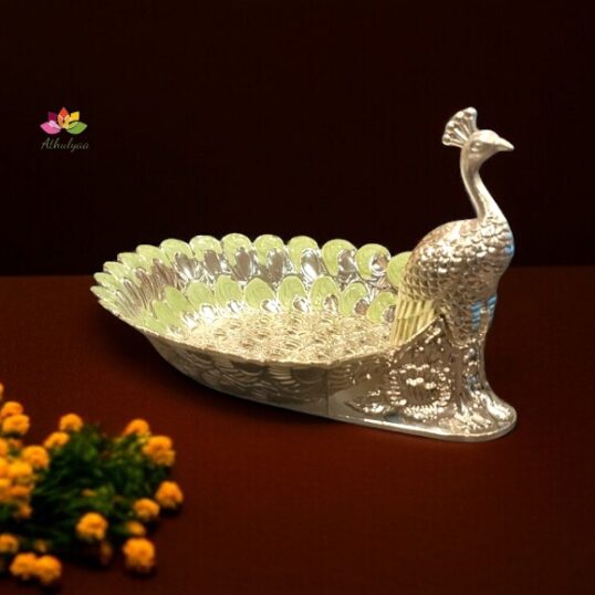German Silver Peacock Plater