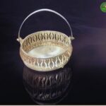 Silver Finish basket with Handle - BUY ONE GET ONE