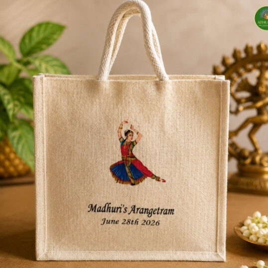 Bharatnatyam jute bag