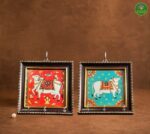 Gaukripa Gift Set - Pichwai bag and Pichwai Key holder - Image 2