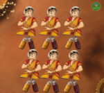 Bharatnatyam Dancer Haldi kumkum holder - Image 2