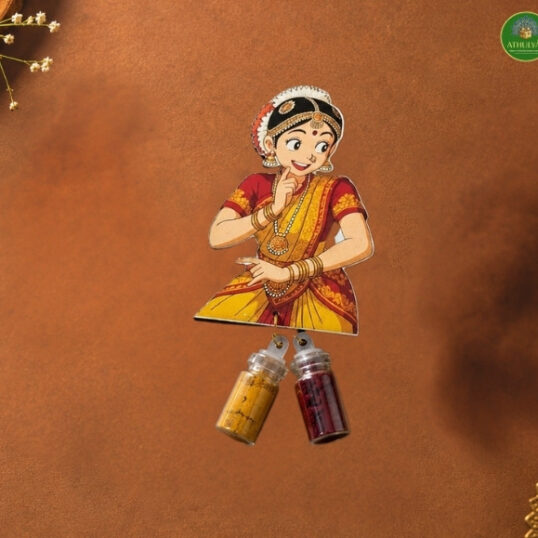 Bharatnatyam Dancer Haldi kumkum holder