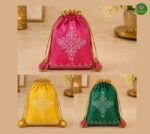 Aaradhya Brass Kolam Davara set Potli combo - Image 2