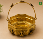Ashalakshmi Brass flower basket