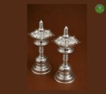 German Silver Lamp Pair - Image 2