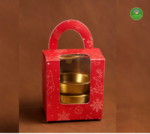 Kolam Brass Davara tumbler in Gift Box