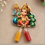 Murugan haldi kumkum holder