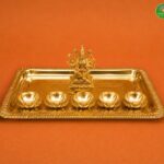 Varahi Pancha Deepa Brass Set