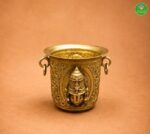 Lakshmi Balaji Brass 3D engraved Kangalam - Image 2