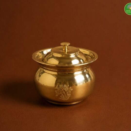 brass ghee pot