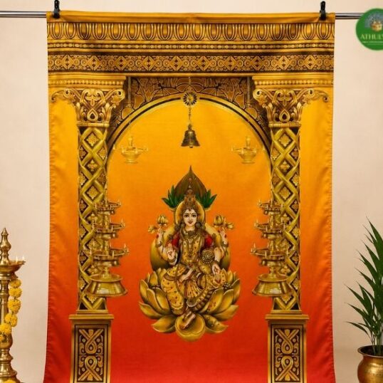 Golden Lakshmi Temple Backdrop