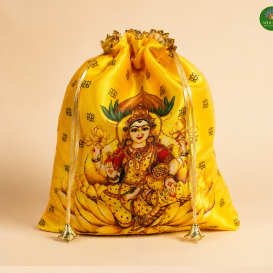 Lakshmi Lotus Potli Bag