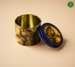 Mini Royal Peacock Decorative Tin Box - Image 3