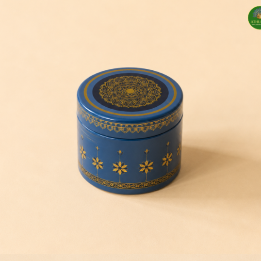 Mini floral printed tin box