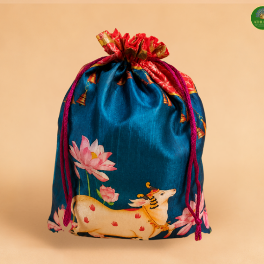 Pichwai Cow Potli Bag
