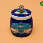 Pichwai metal dry fruit box