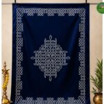 Royal Blue Kolam Backdrop