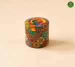 Mini Vibrant Mandala Tin Box