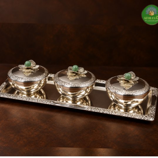 Aurelia Emerald Trio Set