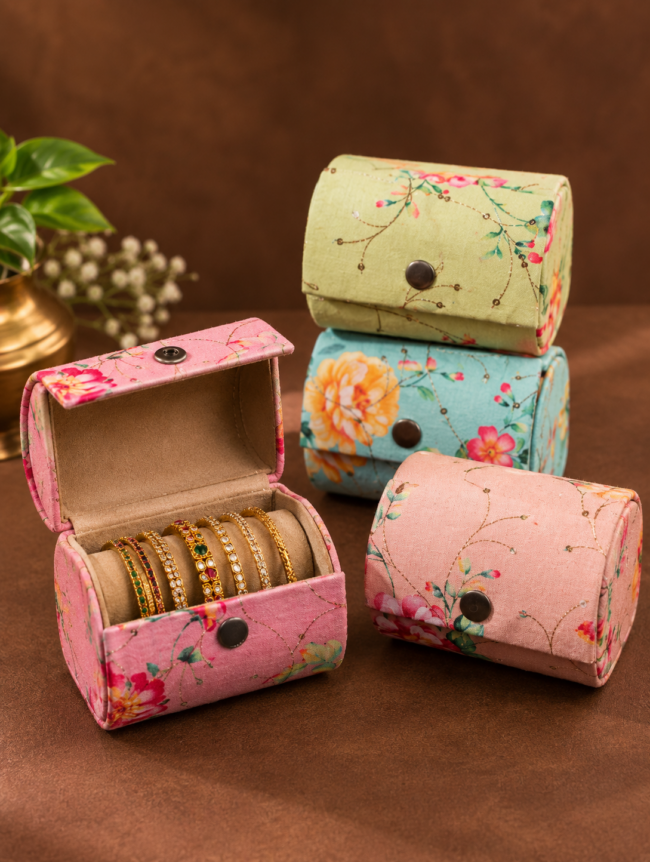 Floral pastel bangle box - Image 3