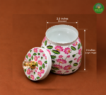 Lotus Print Pichwai Jar - Image 3