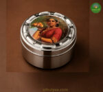 Steel box with Traditional Print design - Image 2