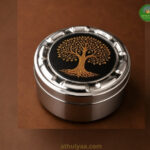 Steel box with Traditional Print design