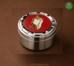 Steel box with Traditional Print design