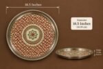 Meenakari golden plate - Image 3