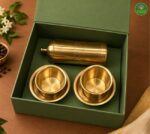 Brass Coffee Davara Set