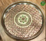 Meenakari golden plate