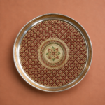 Meenakari golden plate - Image 2