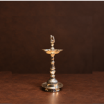 Peacock Silver Coated - Diya