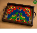reverse glass painting tray