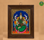 Tanjore Reverse glass painting- lakshmi - Image 2