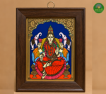 Tanjore Reverse glass painting- lakshmi - Image 4