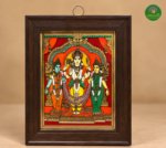 Tanjore reverse glass painting - Murugan