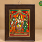 Tanjore reverse glass painting - Murugan