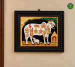 Kamadhenu With Gods Tanjore Painting