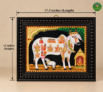 Kamadhenu With Gods Tanjore Painting
