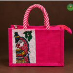 Madhubani Art Printed Jute Bag