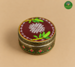 Meenakari Kolam Printed Steel Box