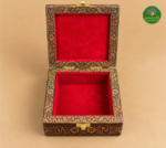 Meenakari Oxidized Kolam Jewel Box - Image 4