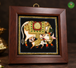 Tanjore Painting Pichwai Cow And Calf